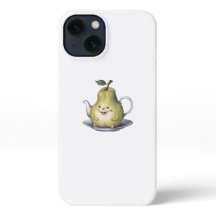 Lächelnder Pear Teapot iPhone Case