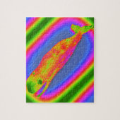 lächelnder psychedelischer Wal Puzzle (Vertikal)