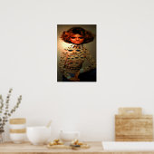 Lächelnder Pullover Poster (Küche)