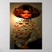 Lächelnder Pullover Poster (Vorne)