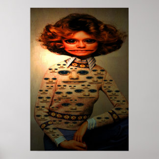 Lächelnder Pullover Poster