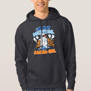 Lächelnder Schneemann-Shirt, nicht schmelzend, son Hoodie
