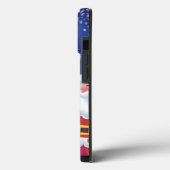 Lächelnder Schneemann und Weihnachtsmann Case-Mate iPhone Hülle (Rückseite / Links)