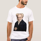 Lächelnder Schopenhauer T-Shirt (Vorderseite)