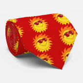 Lächelnder Sommer Sun Krawatte (Gerollt)