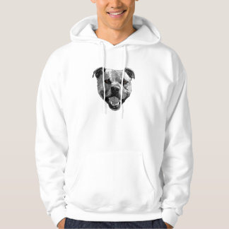 Lächelnder Staffie Hoodie