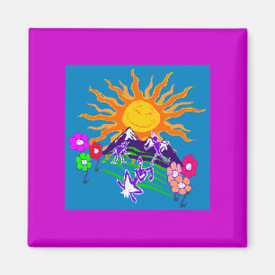 Lächelnder Sun-Magnet Magnet