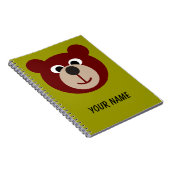 Lächelnder Teddybär Notizblock (Rechte Seite)
