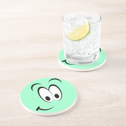 Lächelnder Untersetzer (Seite)