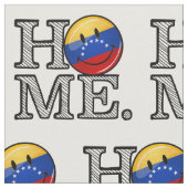 Lächelnder Venezualan FlaggeHousewarming Stoff (Nahaufnahme)
