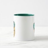 Lächelnder Wald-Eichhörnchen-Freund Tasse (Zentrum)