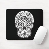 Lächelnder Zuckerschädel Mousepad (Mit Mouse)