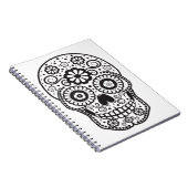 Lächelnder Zuckerschädel Notizblock (Rechte Seite)