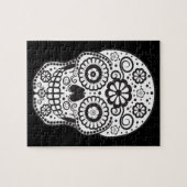 Lächelnder Zuckerschädel Puzzle (Horizontal)