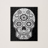 Lächelnder Zuckerschädel Puzzle (Vertikal)