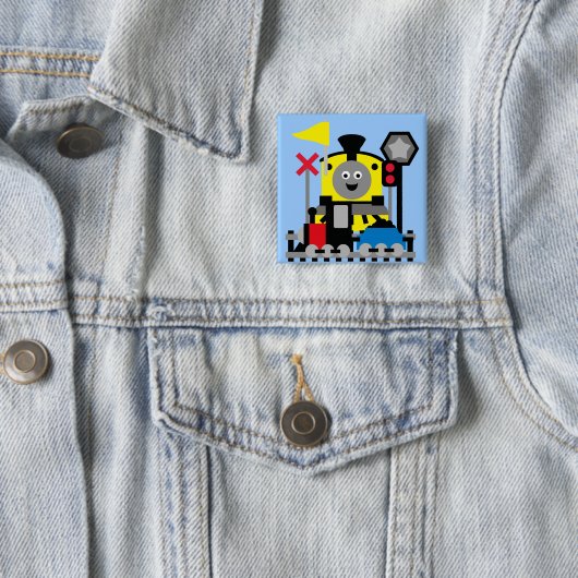 Lächelnder Zug Button (Beispiel)