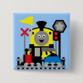 Lächelnder Zug Button (Vorderseite)