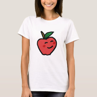 Lächelndes Apple-T-Shirt T-Shirt