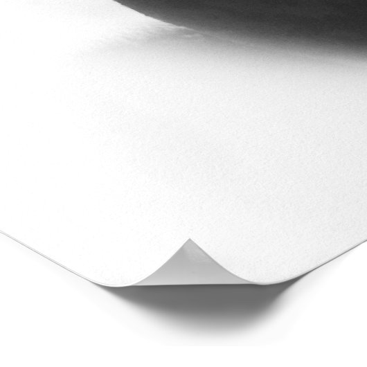 Lächelndes Bean Poster (Ecke)