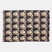 Lächelndes Buddha Muster Handtuch (Horizontal)