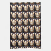 Lächelndes Buddha Muster Handtuch (Vertikal)