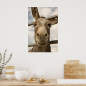 Lächelndes Burro Poster (Küche)