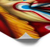 Lächelndes Clown Poster (Ecke)