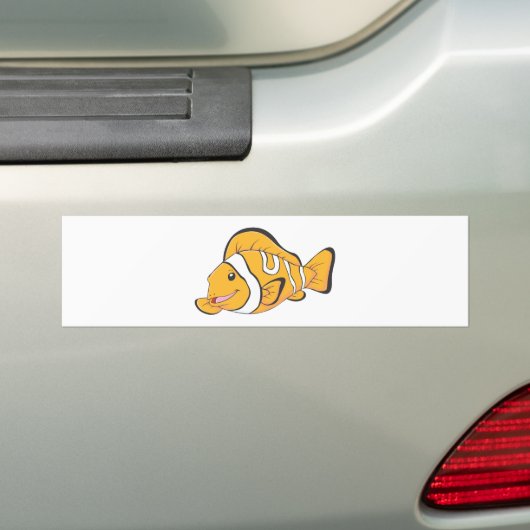 Lächelndes Clownfish Autoaufkleber (Auf Auto)