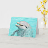 Lächelndes Denken an dich Karte (Gelbe Blume)