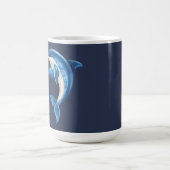 Lächelndes Dolphin Kissen Kaffeetasse (Mittel)
