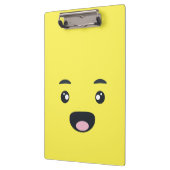 Lächelndes Emoji Klemmbrett (Links)