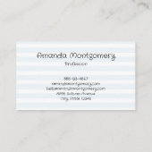 Lächelndes Fliegensitzen mit Kreuzleder Visitenkarte (Rückseite)