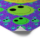 Lächelndes Fraktal Poster (Ecke)