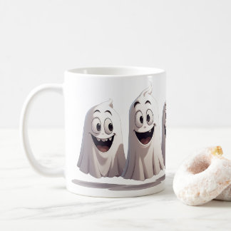 Lächelndes Geister-Trio zusammen für Halloween-Spa Kaffeetasse