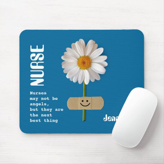 Lächelndes Geschenk von Daisy Nurse Mousepad (Mit Mouse)