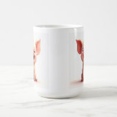 Lächelndes Gesicht Baby Pig Tasse Cup (Mittel)