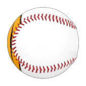 Lächelndes Gesicht Emoji Baseball (Vorderseite Links)