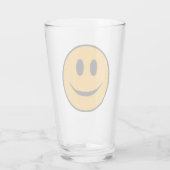 Lächelndes Gesicht Emoji Glas (Rückseite)
