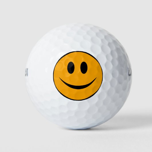 Lächelndes Gesicht Emoji Golfball (Vorderseite)