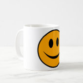 Lächelndes Gesicht Emoji Kaffeetasse (Vorderseite Links)