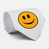 Lächelndes Gesicht Emoji Krawatte (Gerollt)