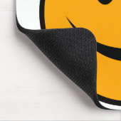 Lächelndes Gesicht Emoji Mousepad (Ecke)