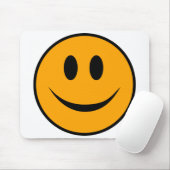 Lächelndes Gesicht Emoji Mousepad (Mit Mouse)