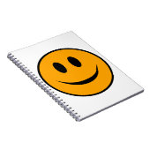 Lächelndes Gesicht Emoji Notizblock (Rechte Seite)