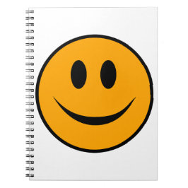 Lächelndes Gesicht Emoji Notizblock