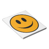 Lächelndes Gesicht Emoji Notizblock (angewinkelt)