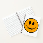 Lächelndes Gesicht Emoji Notizblock (Innenseite)