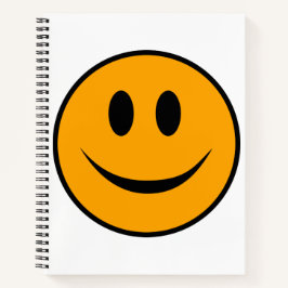 Lächelndes Gesicht Emoji Notizblock