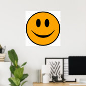 Lächelndes Gesicht Emoji Poster (Heimbüro)
