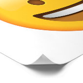 Lächelndes Gesicht - Emoji Poster (Ecke)